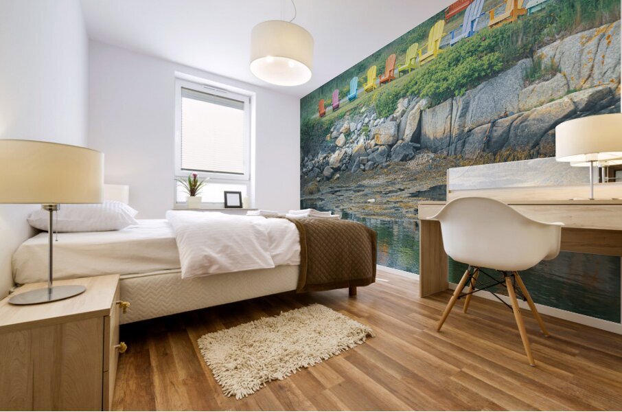 Colorful Chairs Mural print