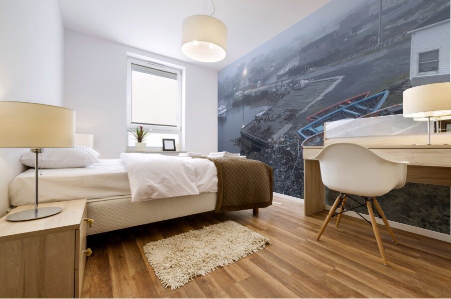 Foggy Cove Mural print