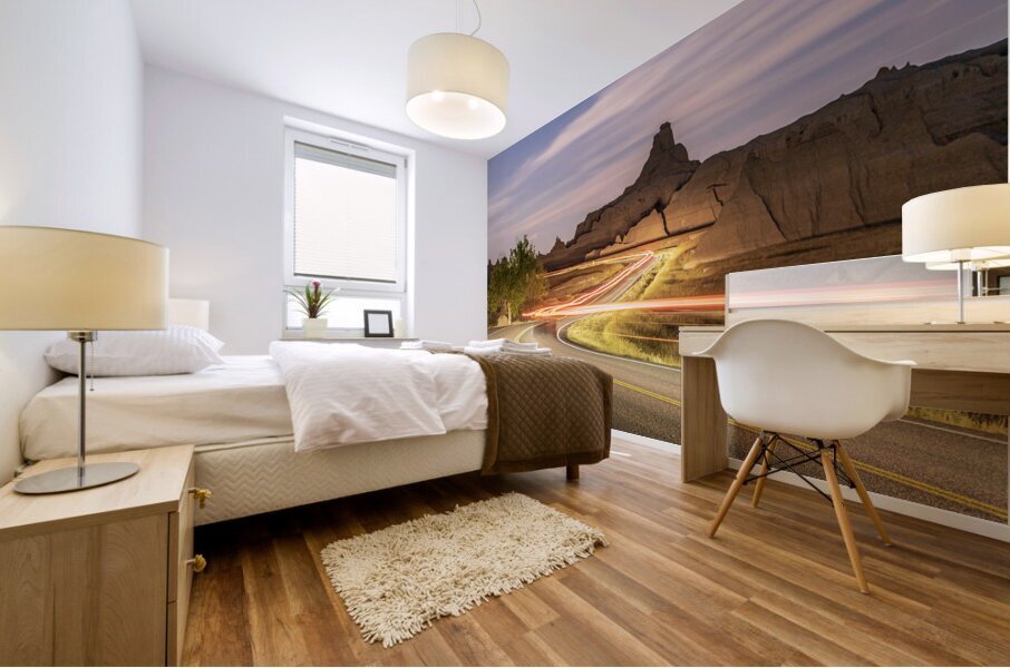 Badland Headlights  Mural print