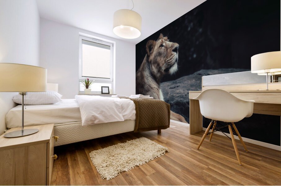 Lioness Mural print