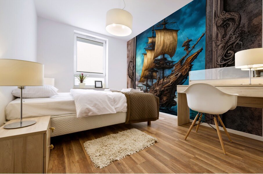 SHIP OF FANTASY 7 Mural print