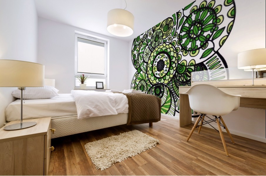 Going Green Mural print