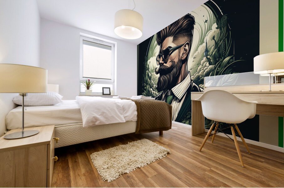Modern Gentleman   Mural print