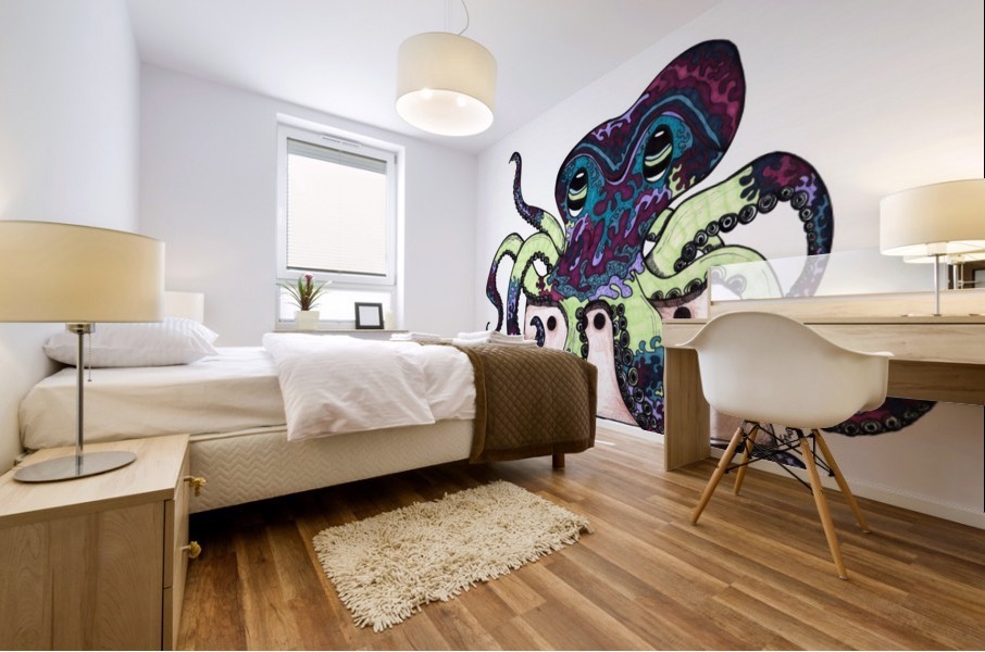 Eight Arms Mural print