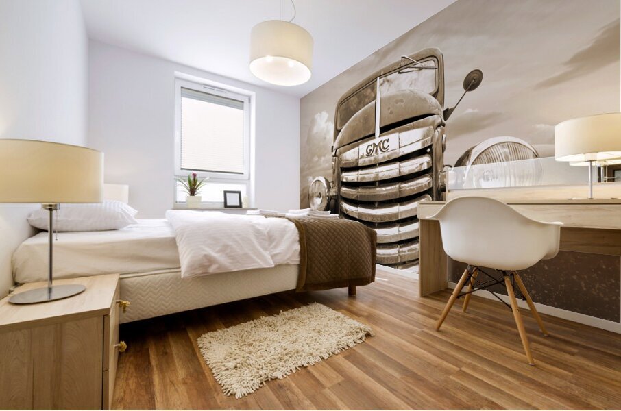 Still Going Strong - Sepia Mural print