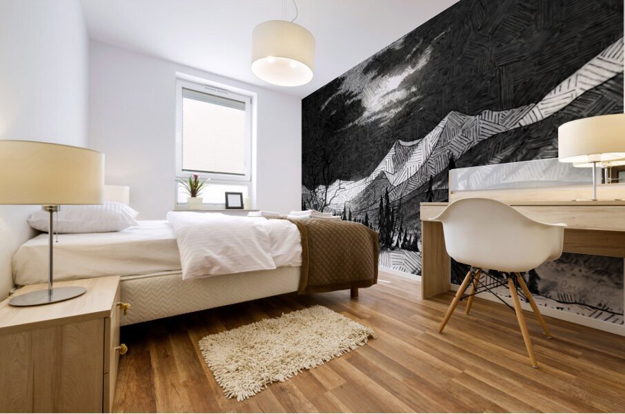 Robert Kearfott Moon Art Mural print