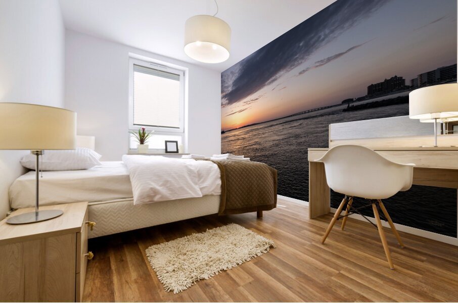 Destin Florida Sunset Afterglow Mural print