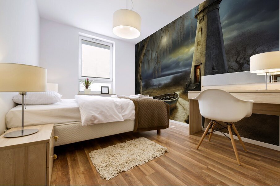 HIGH AND DRY Mural print