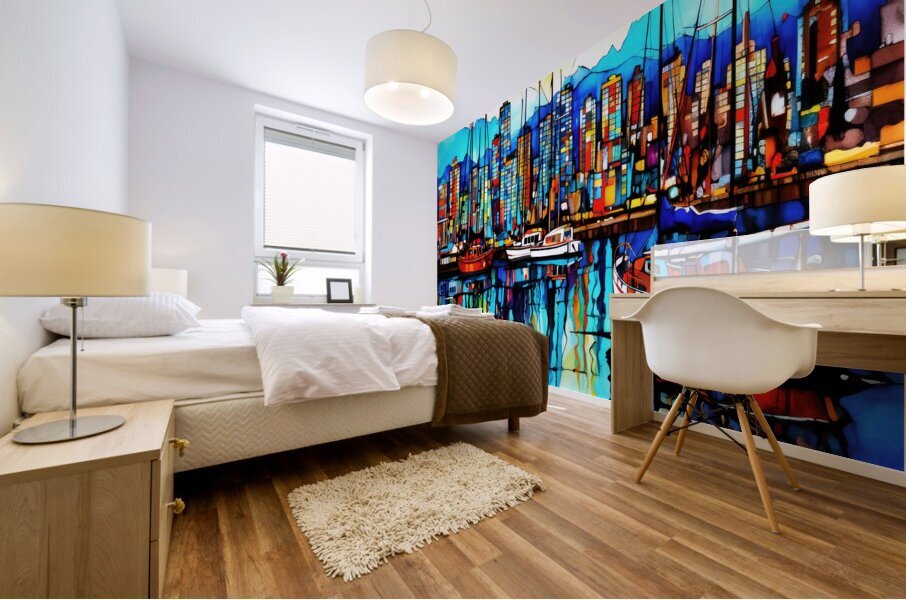 Harbour View Mural print