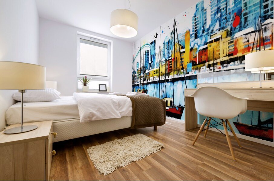 Harbour Near Me Mural print
