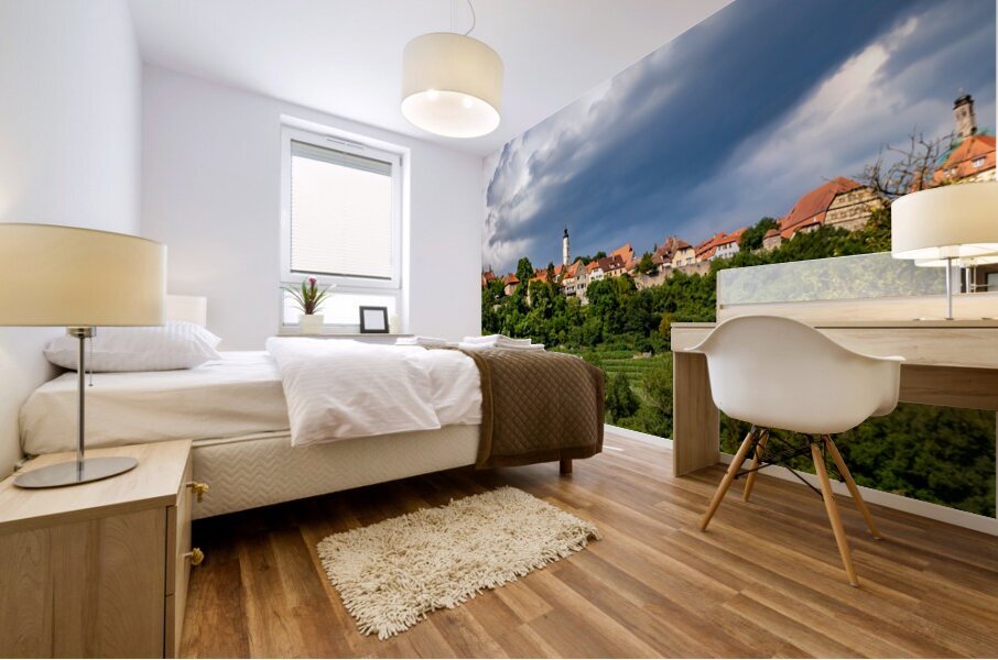 Rothenburg ob der Tauber Horizon Mural print