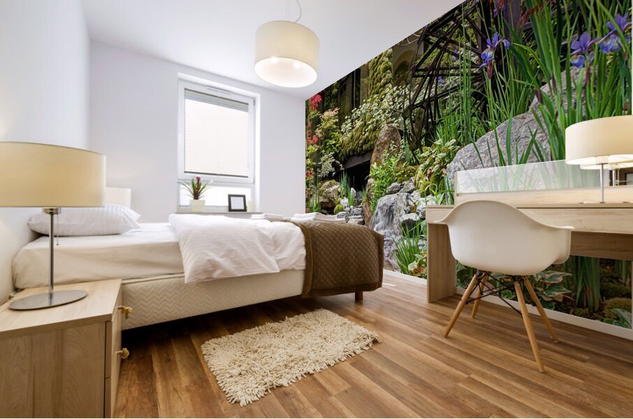 Paradise On Earth Vertical Mural print