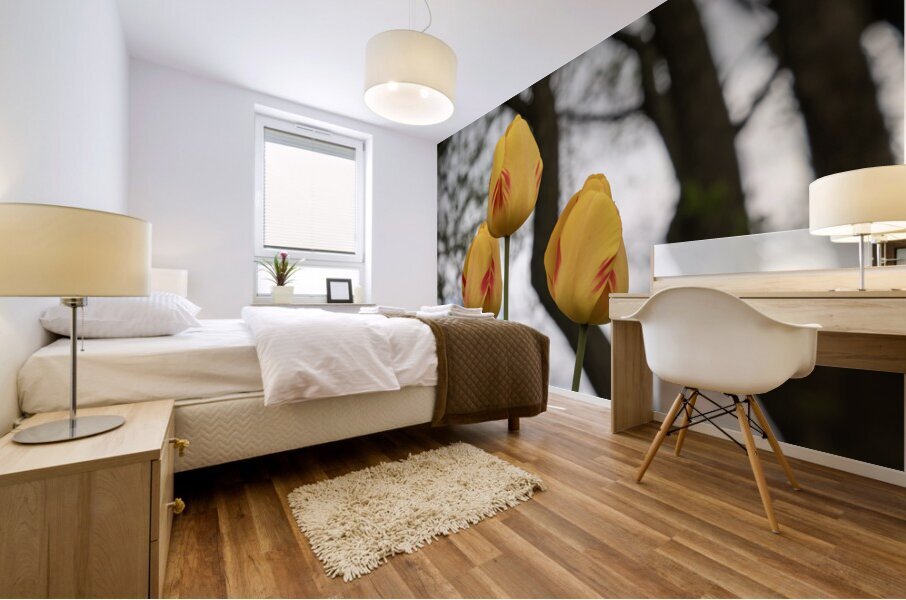 Three Peas in a Pod Mural print