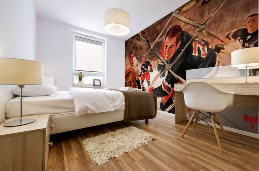 1960s new york rangers remix  Mural print
