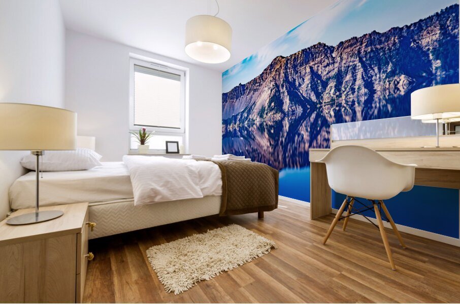 Crater Lake Reflection Mural print