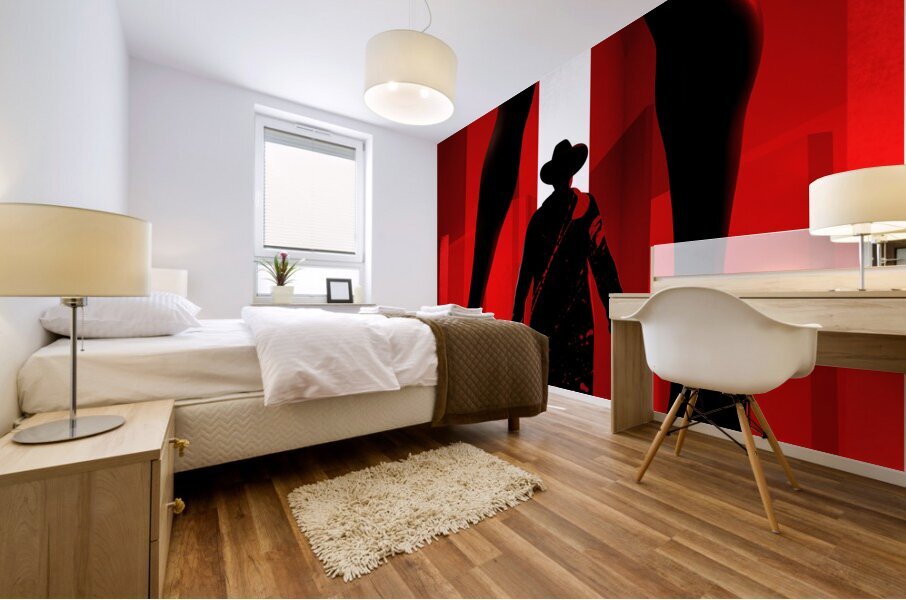 Lady Boss  Mural print