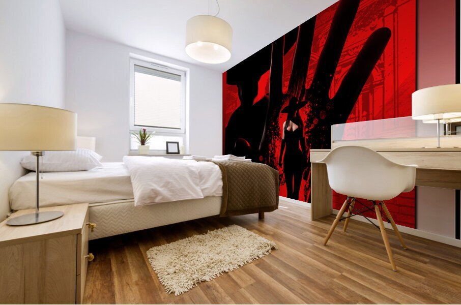 Talk To The Hand  Mural print