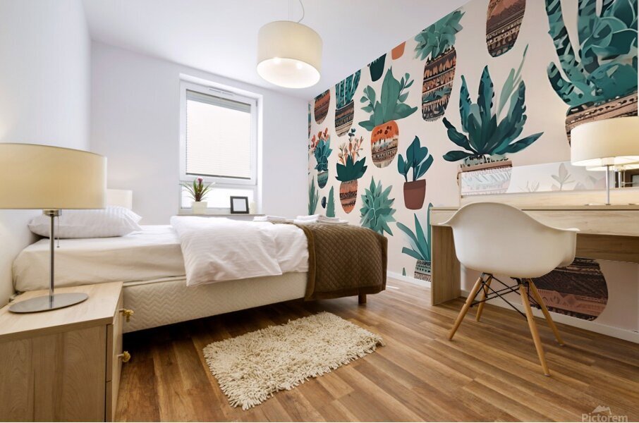 50492 Stunning pattern boho plants  xl 1024 v1 0 Mural print