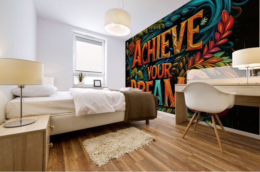 Achieve Your Dreams 6 Mural print