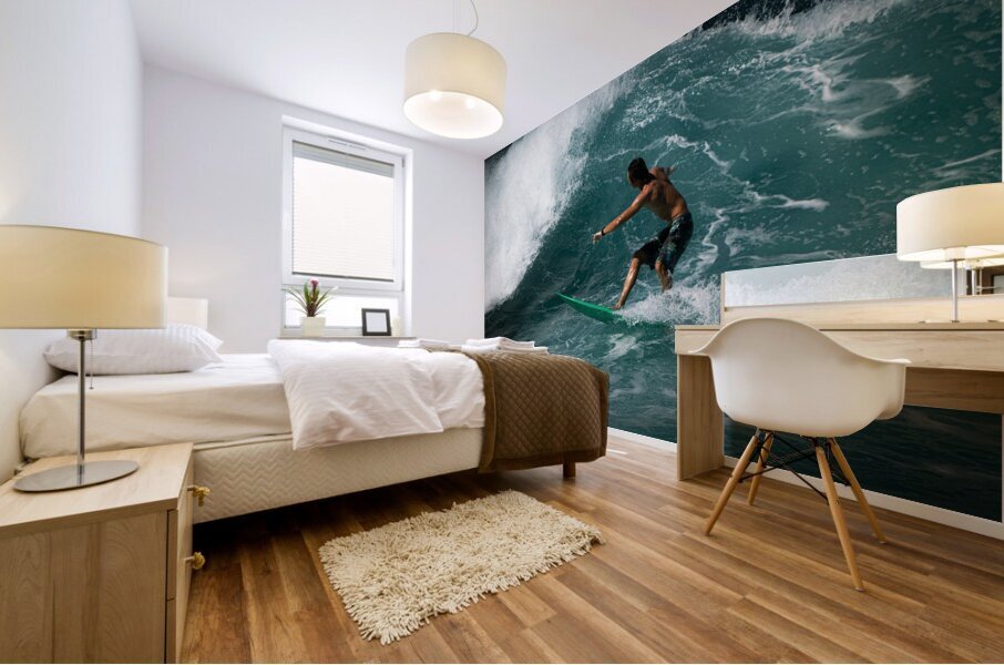 Surfing fun Mural print