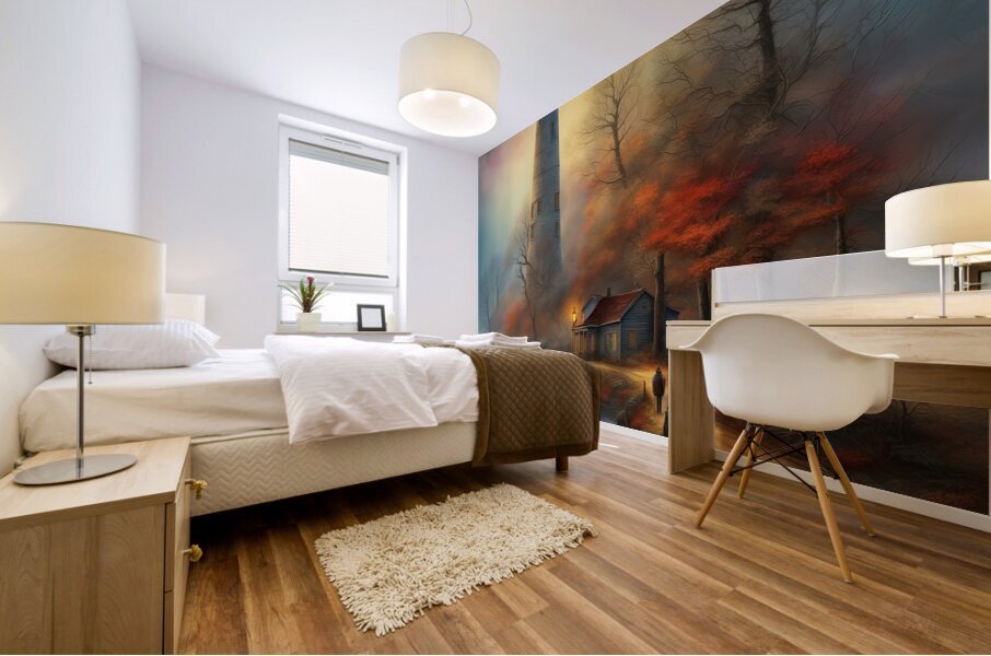 VISITORS Mural print