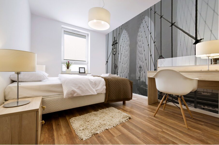 Brooklyn Ridge in Fog Mural print