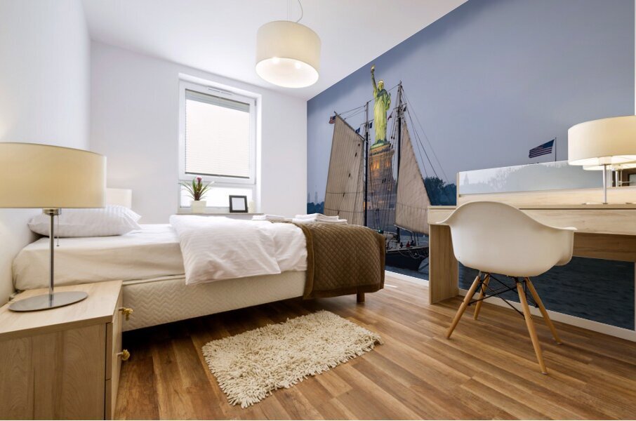Liberty Boat Mural print