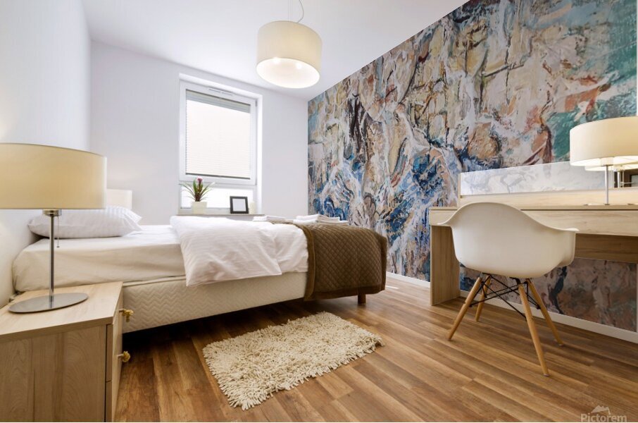 Monacrylics on paper24  x18 Mural print