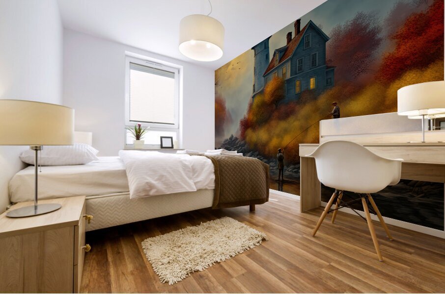 FISH CADDY Mural print