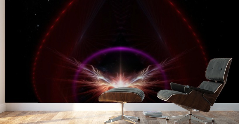 Peridin Fractal Art Spacescape Composition Wall Murals