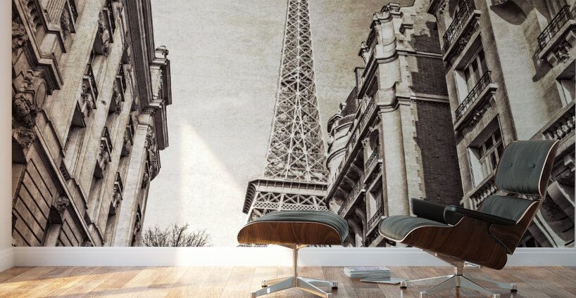 Eiffel tower Wall Murals