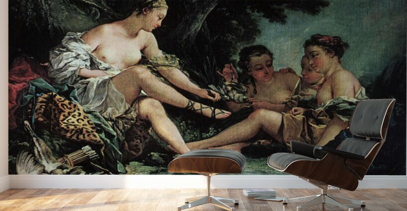 Francois Boucher 1703 1770 Dianas Return from the Hunt Wall Murals