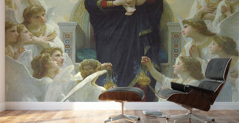 William  Adolphe  Bouguereau 1825 1905  Regina  Angelorum Wall Murals
