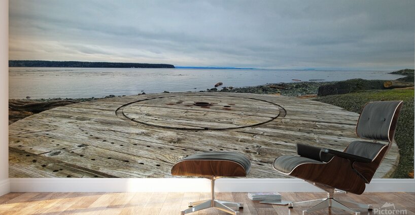 Table Seaside Wall Murals