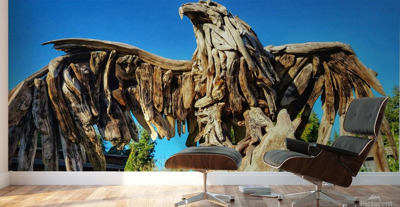 Driftwood Eagle Wall Murals