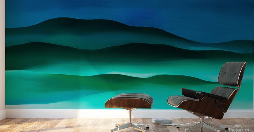 Georgia OKeeffe - Pink Moon over Water 1924  Wall Murals