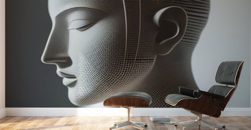 Faceless Expression 6 Wall Murals