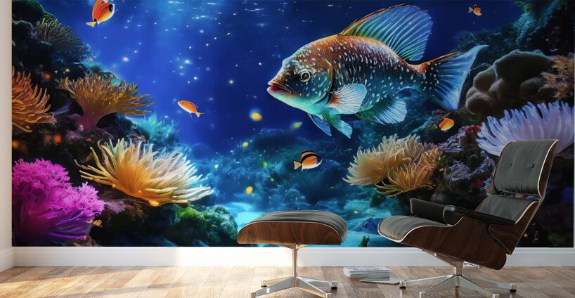 Coral Domain - GIA2401-0197-REA Wall Murals