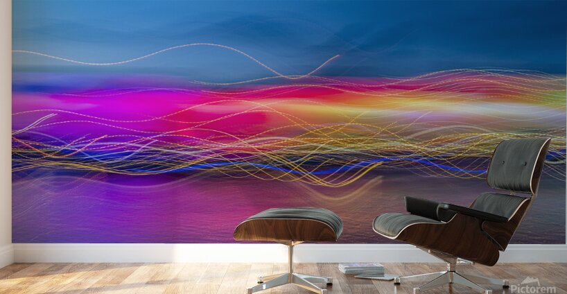 Dancing Lines Wall Murals