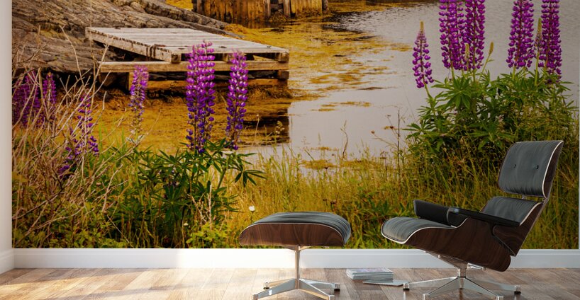 Blue Rocks Boat House Wall Murals