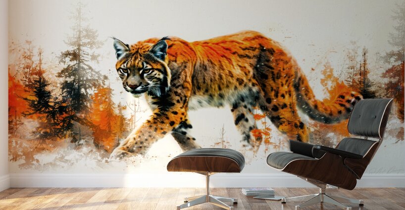 Wild Cat Wall Murals