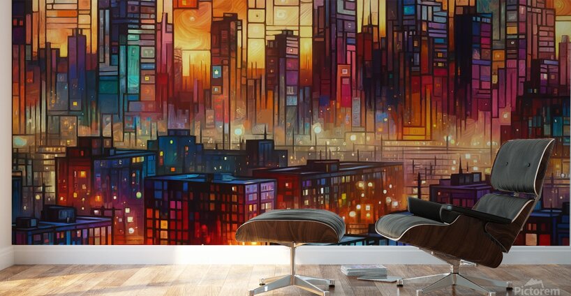 City Lights Alive Wall Murals