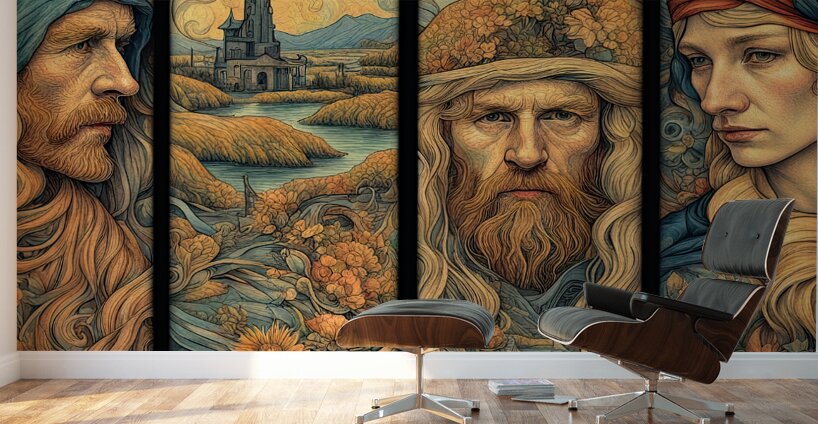 TRIBUTE TO GOGH Wall Murals