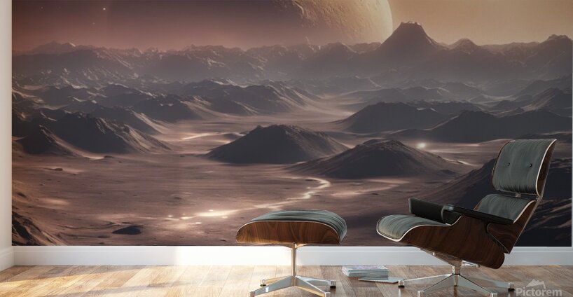 Lunar Dreamscape Wall Murals