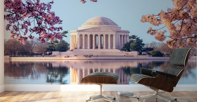 Beautiful early morning Jefferson Memorial Wall Murals