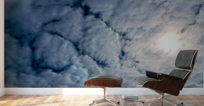 Sun Burning Through Wall Murals