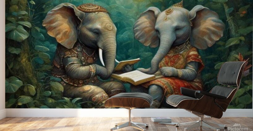 Tranquil Tales in the Enchanted Forest Wall Murals