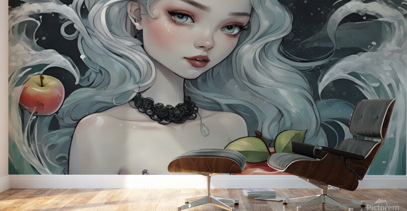 0 Lola is transparent with a single apple inside Wall Murals