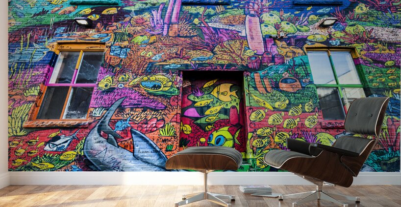 Graffiti Alley in Toronto Wall Murals