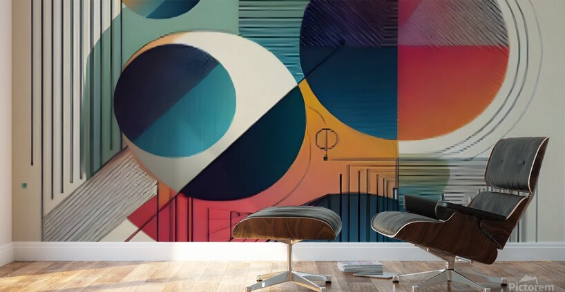 abstract art design 1 Wall Murals